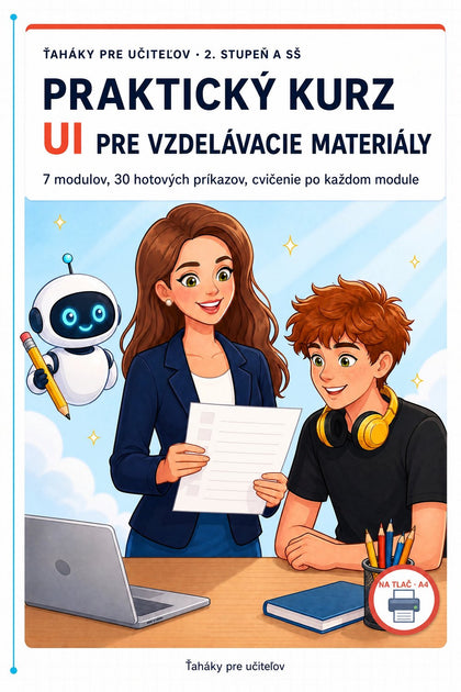 Praktický kurz UI pre vzdelávacie materiály — obálka