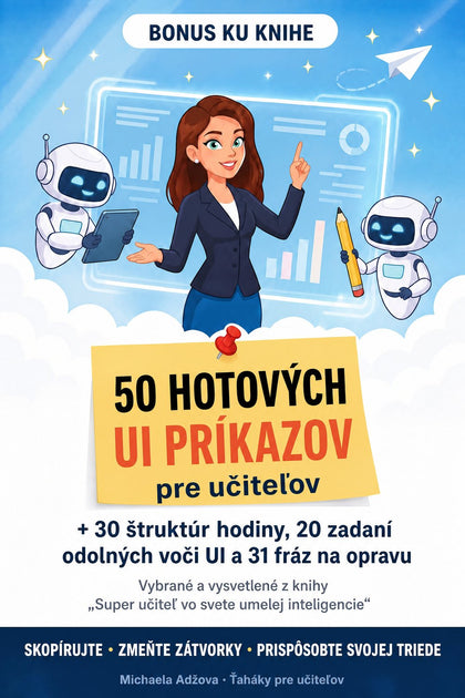 50 hotových UI príkazov pre učiteľov — obálka