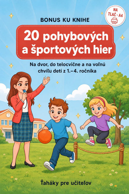 20 pohybových a športových hier — obálka